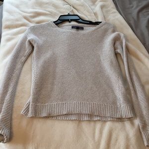 Cream colored knit sweater
